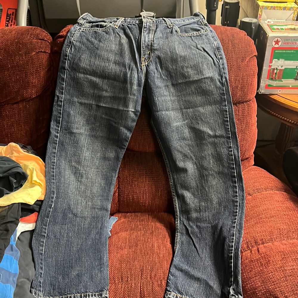 Mens Signature Levi’s Straight Leg Jeans